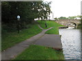 Landing stage for disabled moorers, canal at Bulbourne