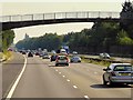 Footbridge over the M3 at Camberley