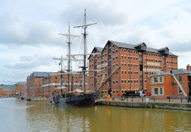 Tall Ship at Gloucester Docks