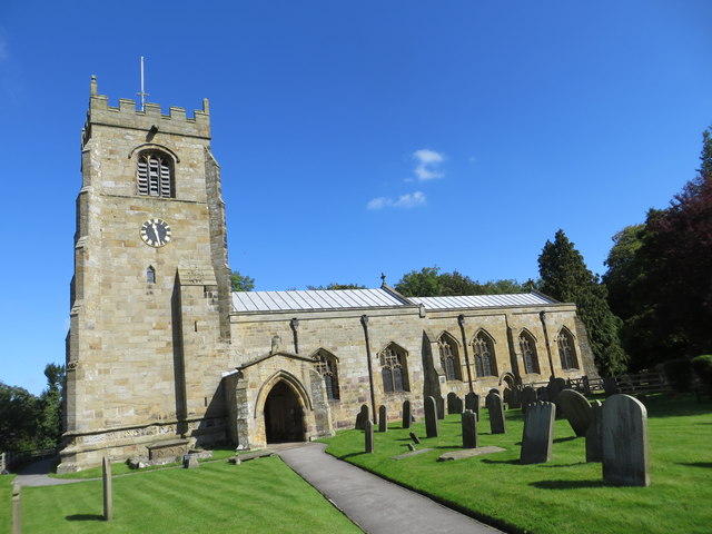 The Church of St Andrew at Kirkby... © Peter Wood cc-by-sa/2.0 ...