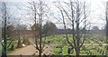 Cemetery by the railway line