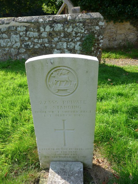 CWGC grave in Trotton Churchyard © Basher Eyre :: Geograph Britain and ...