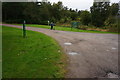 Entrance to the Forestry Commission carpark, Carie