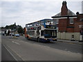 Bus on Southwell Road East, Rainworth