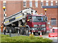 SO8754 : Worcestershire Royal Hospital - tarmac delivery by Chris Allen