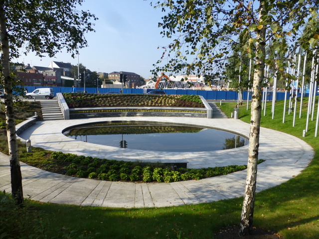 Pond, Memorial Garden, Omagh