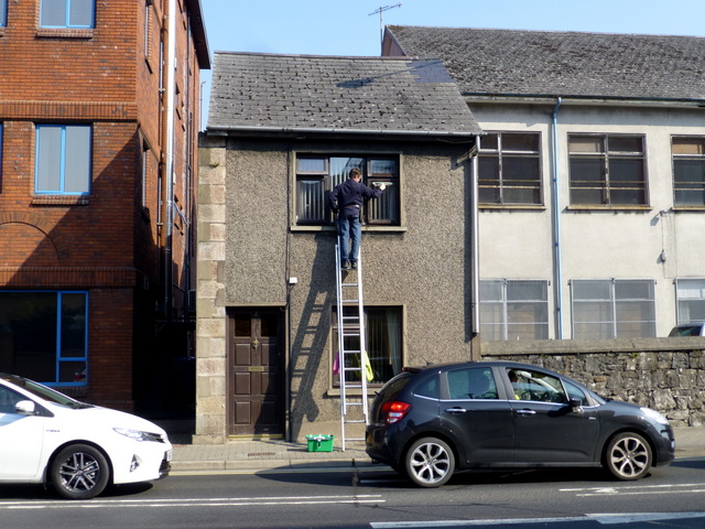 Window cleaner, Omagh