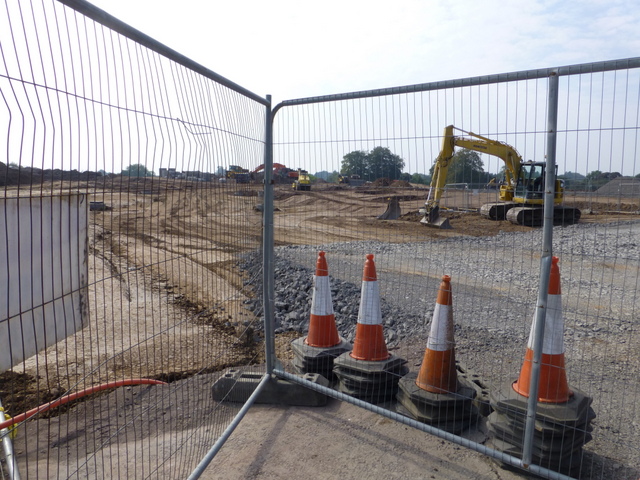 Site works, Omagh Hospital Complex