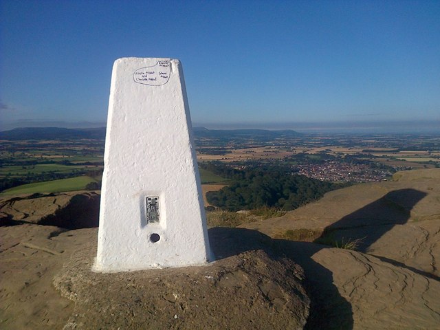 Newly Painted Trig Point