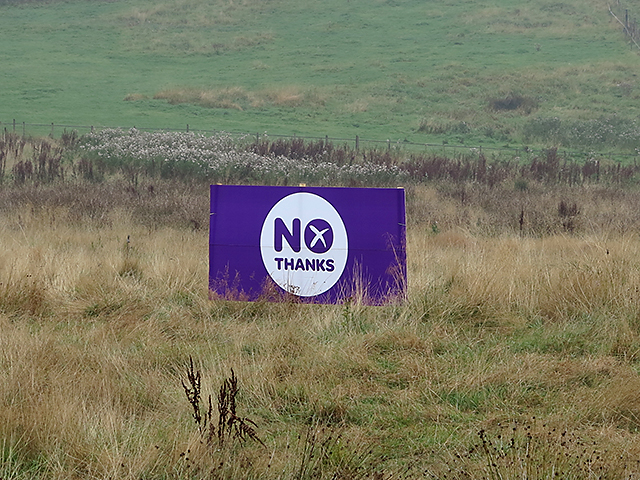 No campaign poster