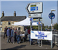 Yes campaigning at Kinross