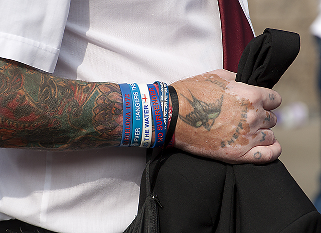 Tattoos and wristbands