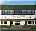 Squadron badges on hangar 2