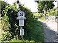 National Trust Farrer Hall sign, East Dean