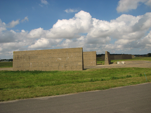 Blast walls from the Cold War period