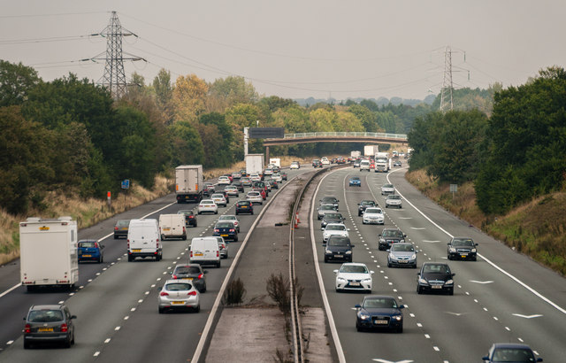 M6 Motorway © Peter McDermott :: Geograph Britain and Ireland