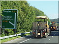 A55 North Wales Expressway at junction  24