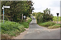 TF9740 : Narrow lane to Wighton by Pauline E