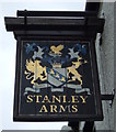 Sign for the Stanley Arms pub