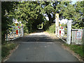 Little used railway crossing