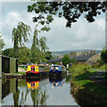 SK0083 : Peak Forest Canal at Furness Vale, Derbyshire by Roger  D Kidd