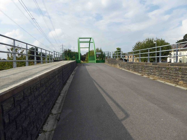 Spen Valley Greenway green bridge