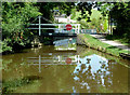 Higgins Clough Swing Bridge near Danebank, Derbyshire