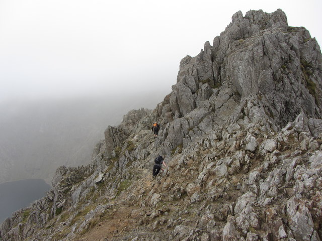 Crib Goch First Pinnacle C Gareth James Cc By Sa 2 0 Geograph