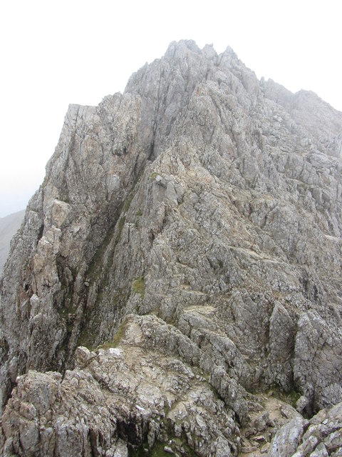 Crib Goch Looking Back Onto The Second C Gareth James Cc By Sa