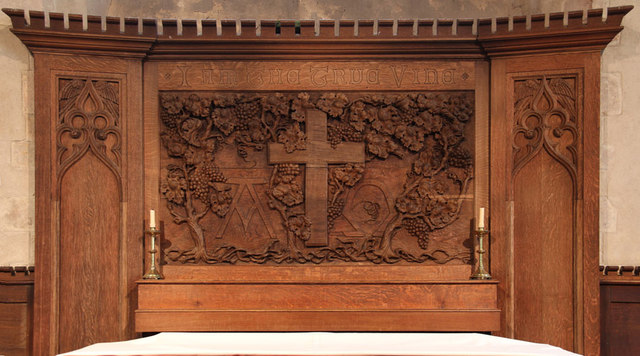 St Andrew, Congham - Reredos