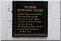 Plaque on Ye Olde Fighting Cocks