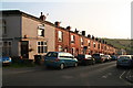 Brick houses in Post Street Padfield