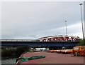 Two bridges over the Manchester Ship Canal