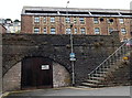 Steps at the western end of Oxford Street in Dartmouth