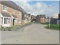 Looking east along Horwood Way, The Hollies