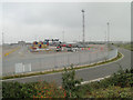 The container park at Felixstowe docks