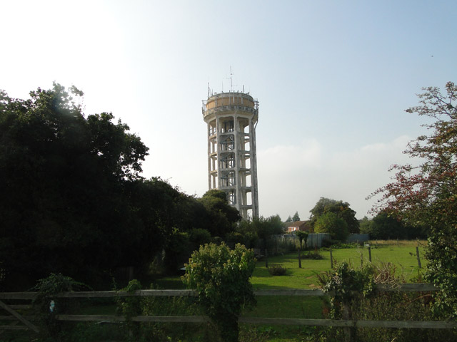 Water tower at Trimley St. Mary