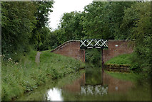 SP1660 : Draper Bridge near Bearley, Warwickshire by Roger  Kidd