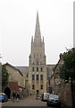 TG2308 : Spire of Norwich Cathedral by Stephen Craven