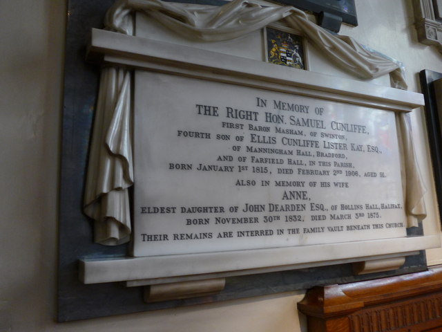 St Peter, Addingham: memorial (XIII)