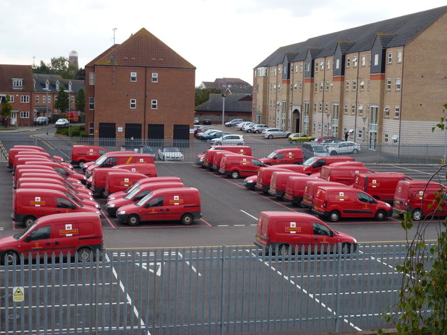No deliveries on Sunday - Royal Mail vans in Lincoln