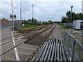 SK9870 : Level crossing near Pelham Street Junction, Lincoln by Richard Humphrey