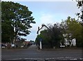 Looking across Toothill Road towards Tatmarsh