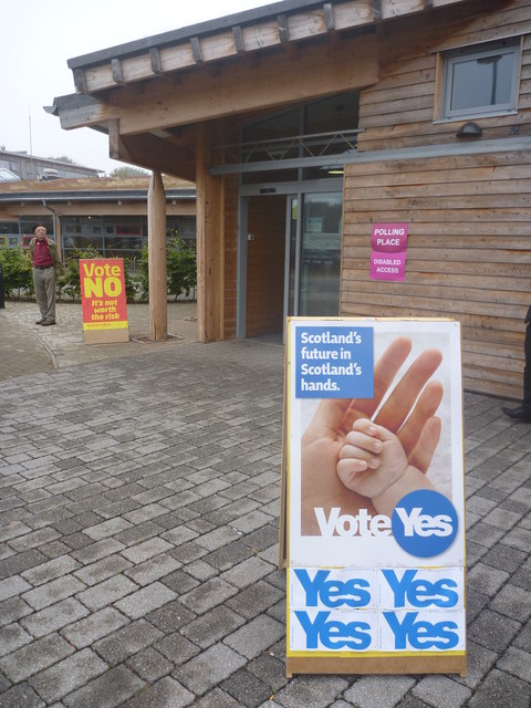 East Lothian Townscape : Polling Station, Bleachingfield Centre