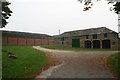 Barns and implement sheds at Rothwell Top Farm