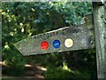 Footpath sign near Looe