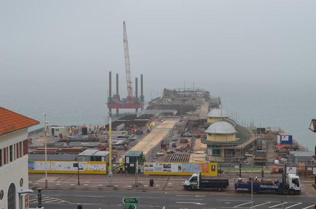 Hastings Pier in the mist (September 2014)