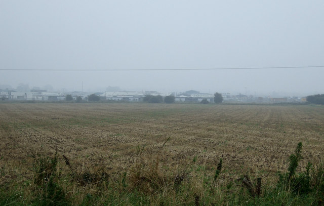 Farmland towards Carnaby Industrial Estate