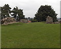 SJ2929 : Fragmentary remains of Oswestry Castle by Jaggery