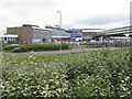 Side view of the terminal building, Prestwick Airport